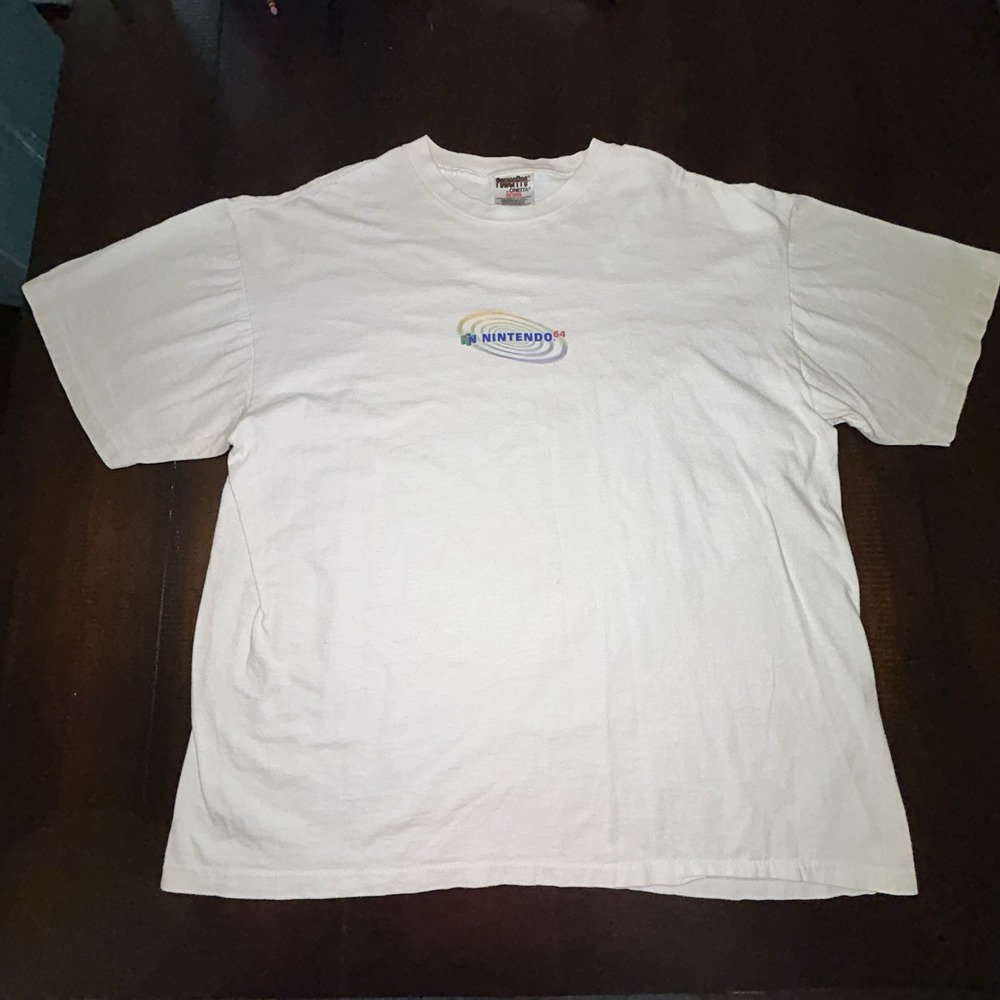 Rare Nintendo 64 T-Shirt Mens XL White Vintage N64 Promo Graphic Tee 90s Retro - Picture 7 of 7